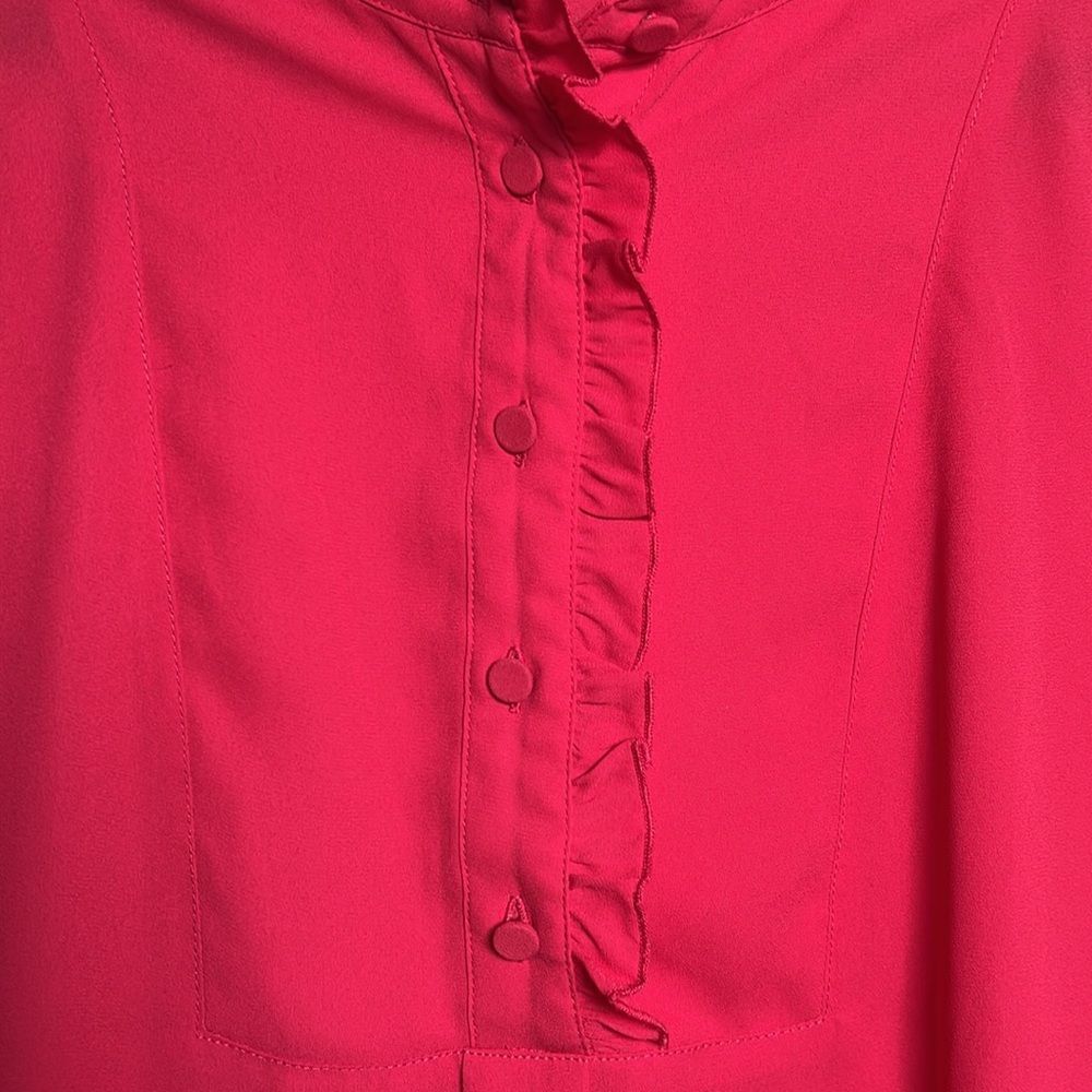 J crew button front blouse - Picture 2 of 4